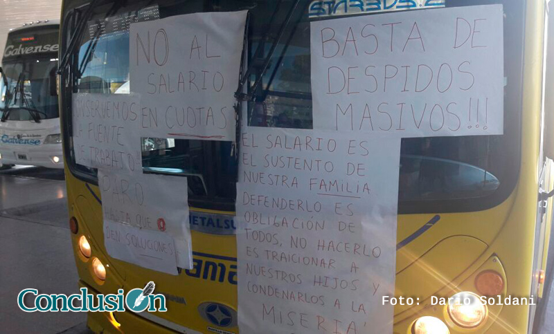 Tramat reincorporó a los 5 choferes despedidos y hoy volvieron a la ruta