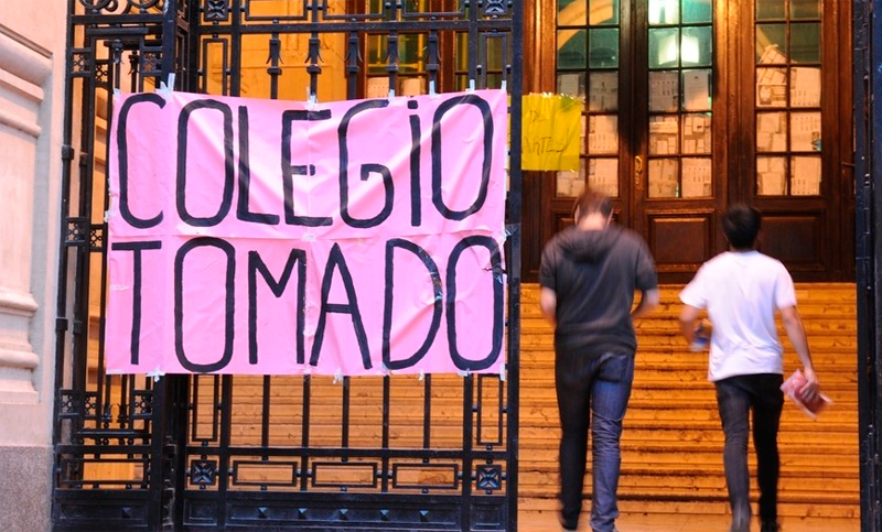 Escuelas tomadas, una imagen que se repite en Buenos Aires