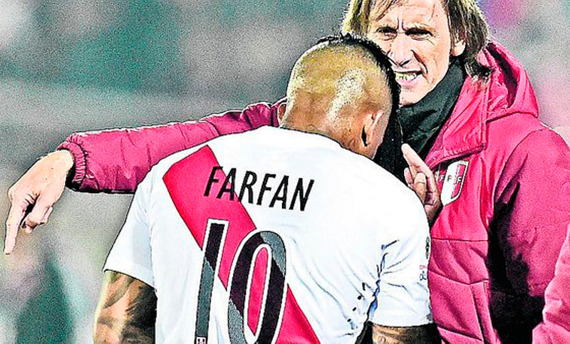 Perú: Farfán se lesionó y está en duda para enfrentar a Argentina