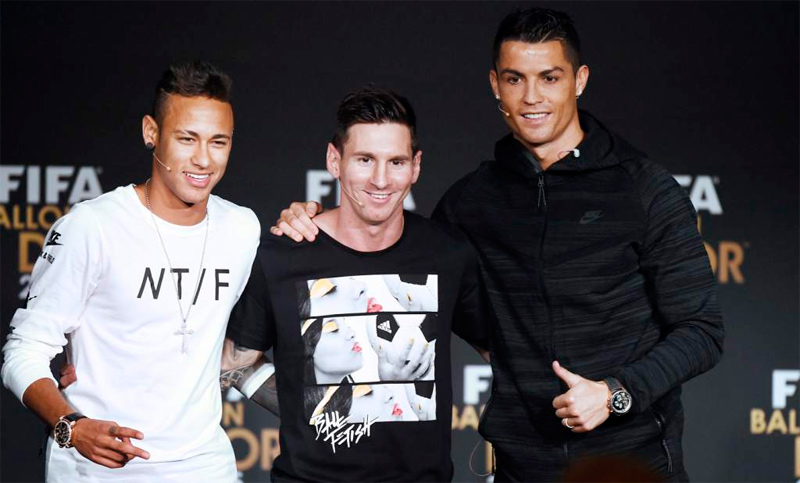 Messi, Cristiano y Neymar compiten al premio The Best