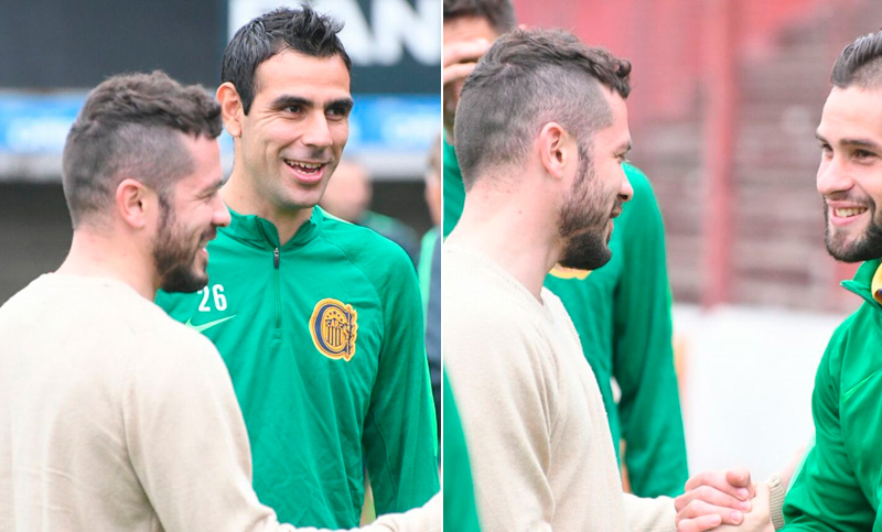 José Luis Fernández, presente en La Paternal junto a sus compañeros