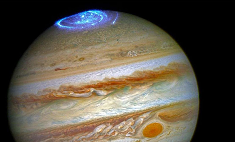 Detectaron un poderoso misterio en las auroras de Júpiter