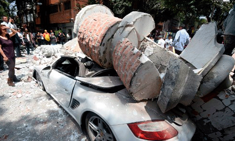 Las impactantes imágenes que dejó el fatal sismo en México