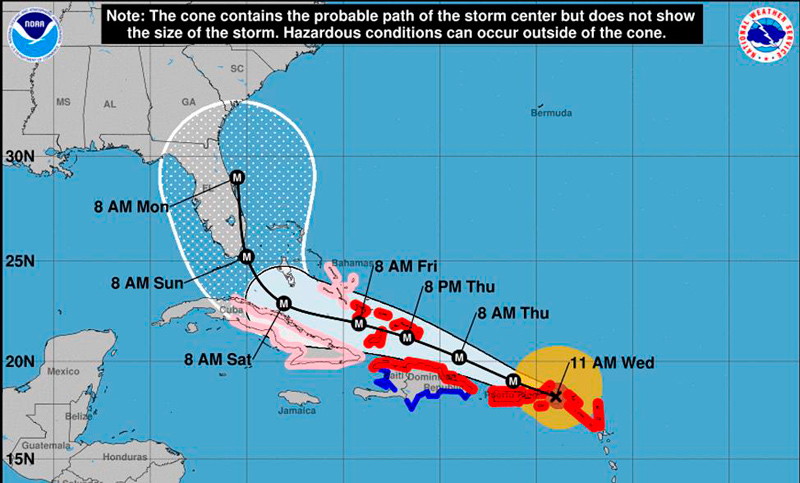 Irma provocó 12 muertes y anuncian será «realmente devastador» en Estados Unidos