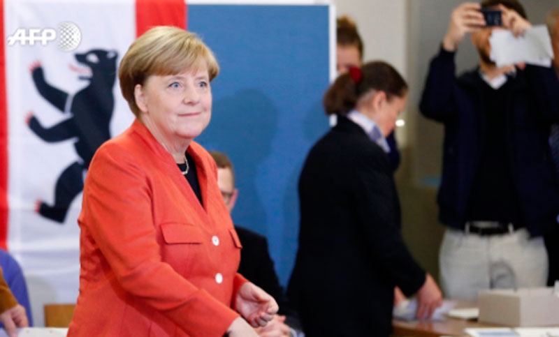 Merkel se impone en Alemania y asumirá su cuarto mandato consecutivo