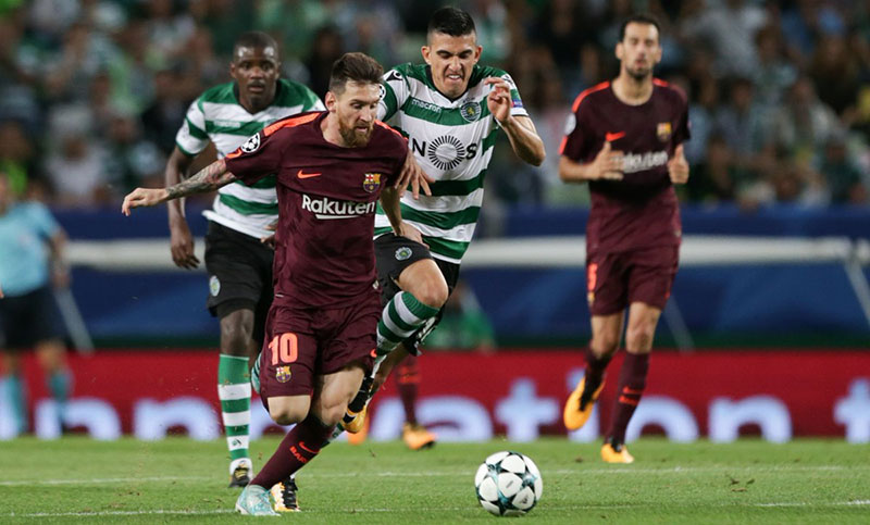 Champions League: Barcelona, con Messi de titular, venció a Sporting Lisboa