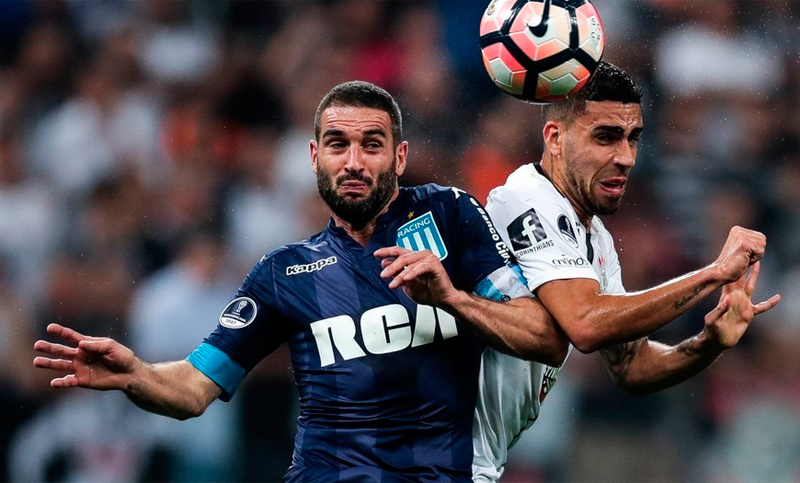 Racing y Corinthians, en busca los cuartos de la Sudamericana
