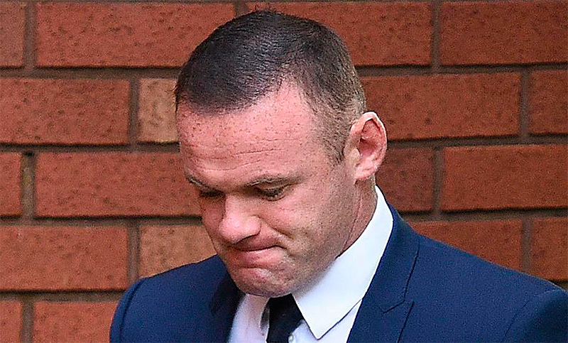 Condena a Rooney: dos años sin conducir y trabajo social