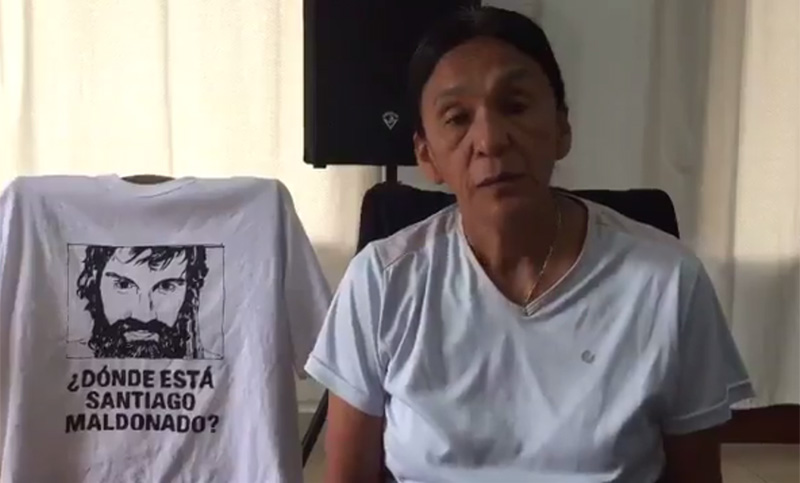 Milagro Sala convocó a través de un video marchar este domingo por Santiago Maldonado