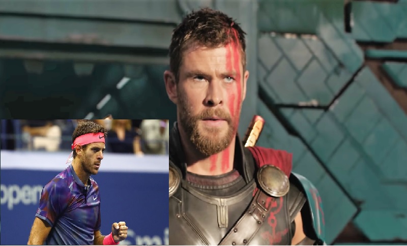«Thor» le mandó un mensaje de aliento a Del Potro