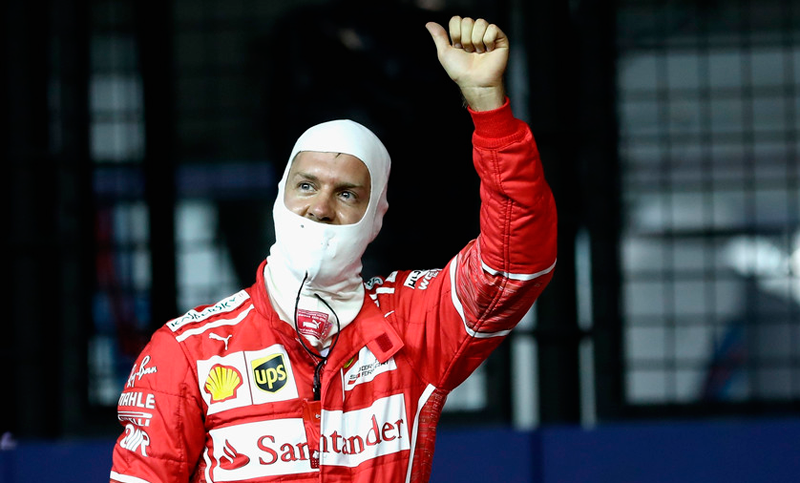 F1: Vettel logra la pole position del Gran Premio de Singapur