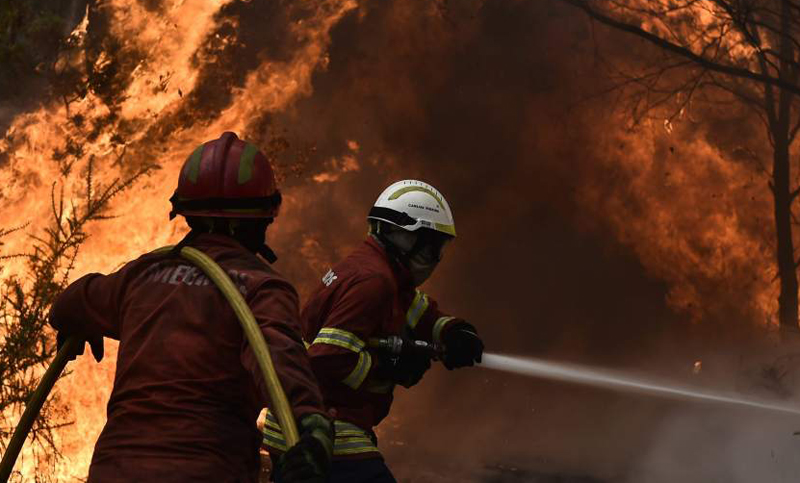 Grandes incendios dejan al menos 36 muertos en Portugal y otros cuatro en España