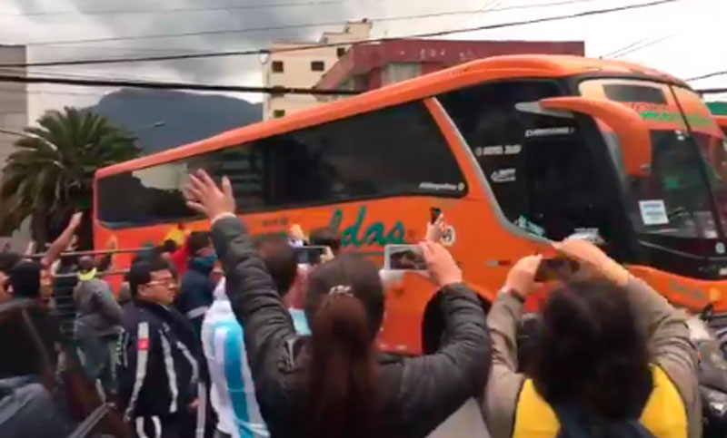 La Selección ya llegó al estadio para el decisivo encuentro contra Ecuador