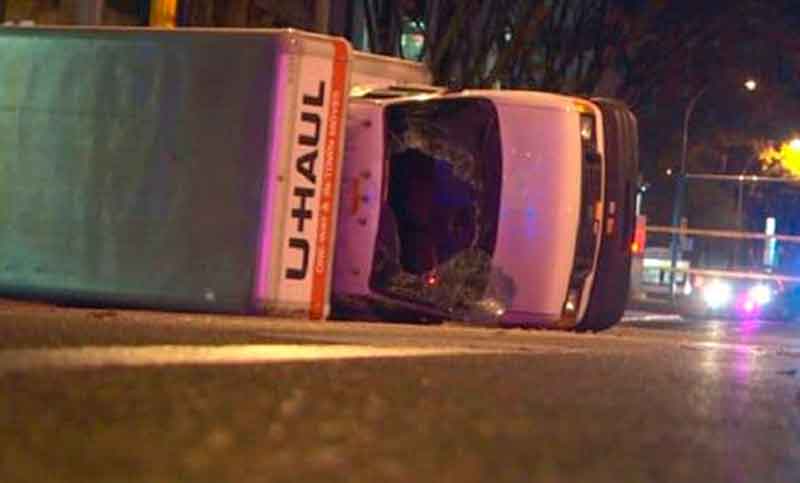 Cinco heridos en incidentes que policía investiga como «actos de terrorismo»
