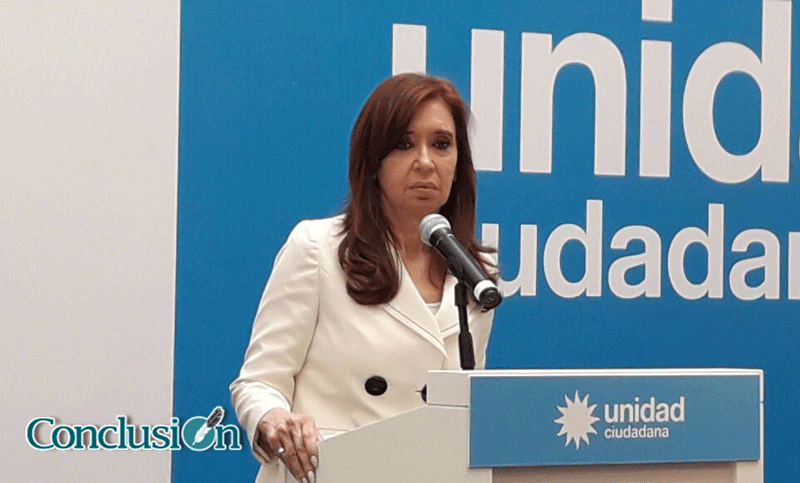 Cristina dará una conferencia de prensa junto a legisladores del FPV-PJ