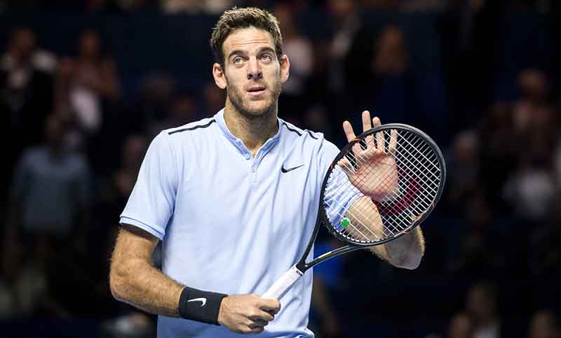 Del Potro le ganó al croata Cilic y es finalista del ATP 500 de Basilea