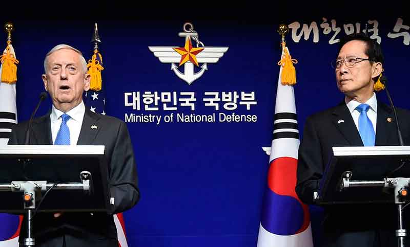 Estados Unidos promete «respuesta militar masiva» si Corea del Norte usa el arma nuclear