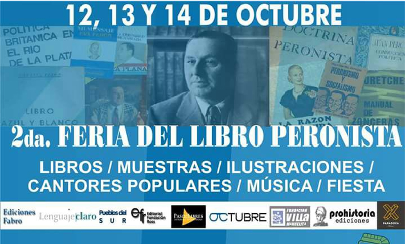 Esta semana será la segunda Feria del Libro Peronista