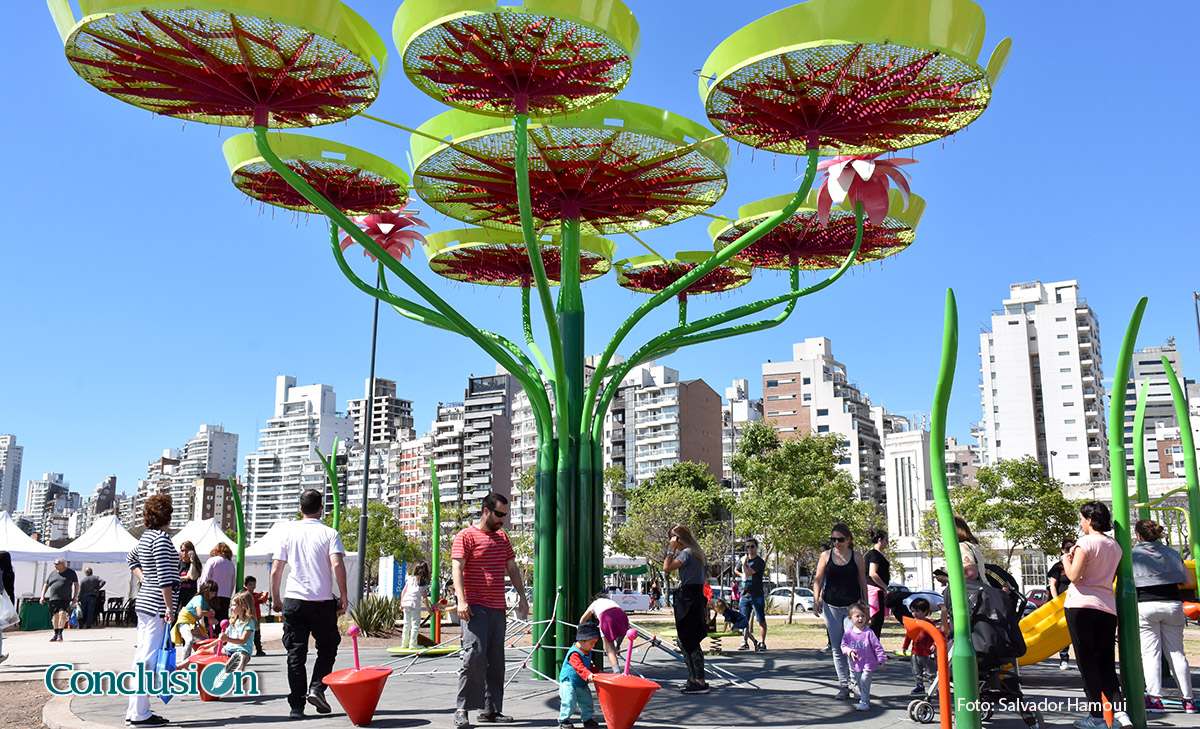 La flor de Irupé, un emblema de las islas que se replica en nuestras plazas