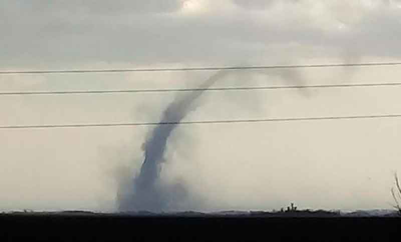 Río Cuarto azotada por fuertes vientos de dirección sur-suroeste