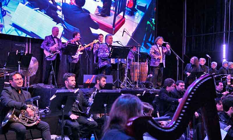Los Palmeras y la Filarmónica se presentan gratis este domingo en Rosario