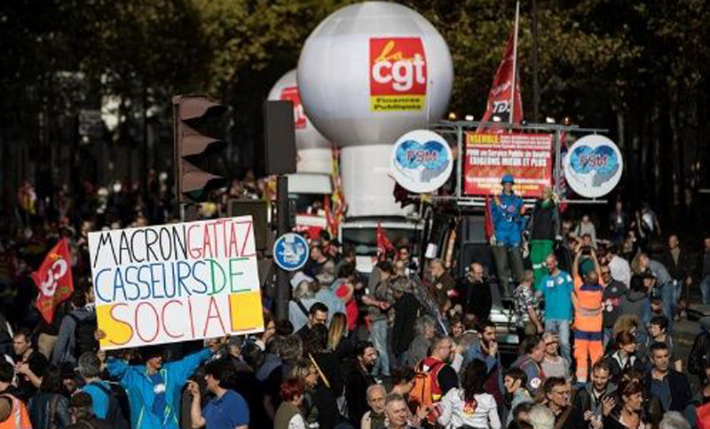 Francia: continúan protestas contra reforma laboral de Macron