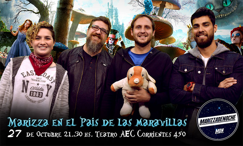 “Marizza en el País de las Maravillas” se presenta este viernes en Empleados de Comercio