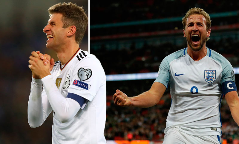 Alemania e Inglaterra ganaron y ya están en el Mundial de Rusia