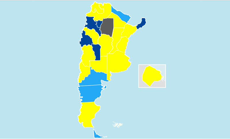 Cambiemos se impuso en la mayoría de las provincias argentinas