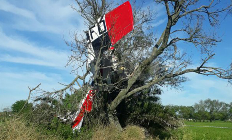 Tragedia: falleció un piloto tras precipitarse un avión en Esperanza