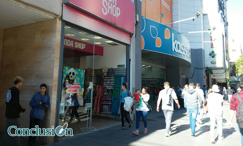 Evacuaron la peatonal por una amenaza de bomba en un comercio