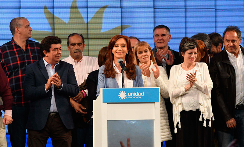 Cristina Kirchner: “Acá no se acaba nada, acá empieza todo”