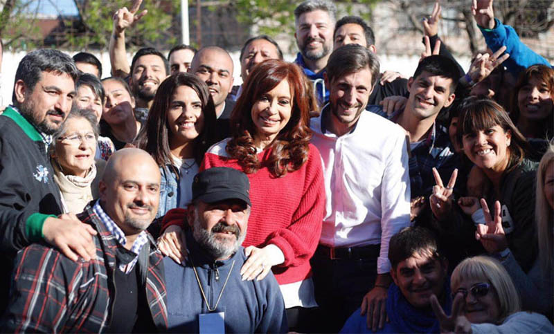 Cristina en San Martín llamó a «poner un poquito de orden en el Congreso»