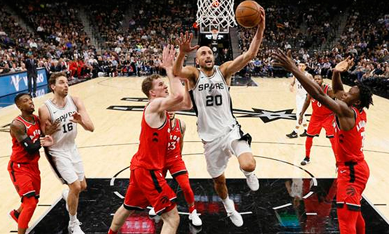 Ginóbili y un gran aporte para el nuevo triunfo de los Spurs