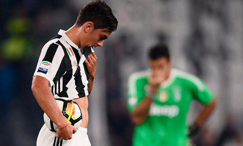 Dybala erró en un penal en el final y Juventus resignó su invicto