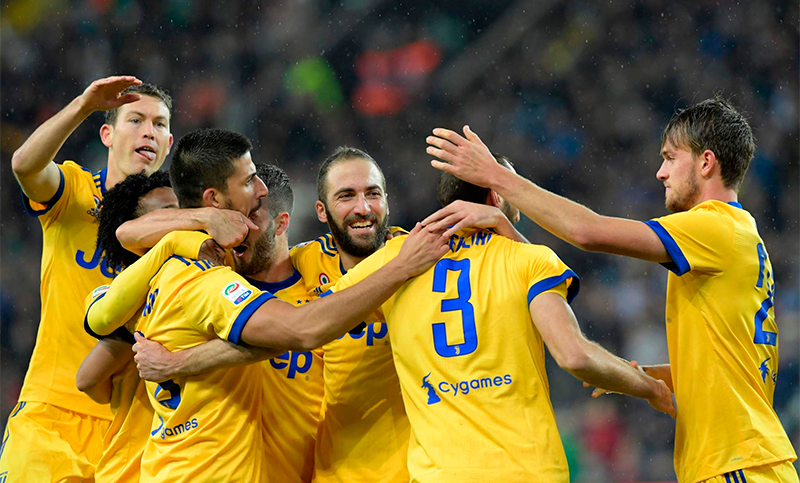Juventus goleó a Udinese y se acerca a la punta del Calcio