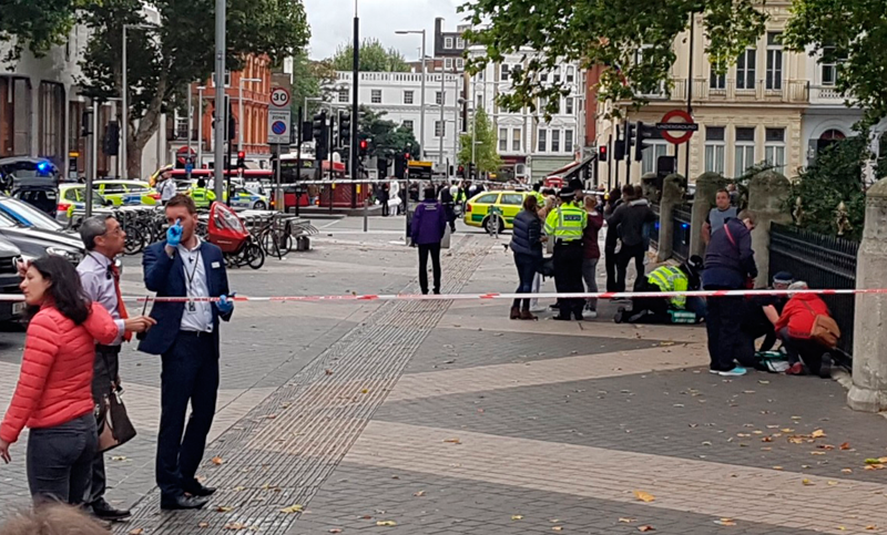 Londres: un auto atropelló a varias personas e investigan si es un atentado