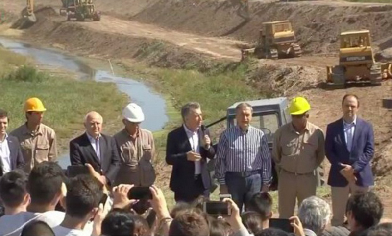 Macri: “Después de años de improvisación” llegan obras para que la lluvia no sea una “pesadilla”