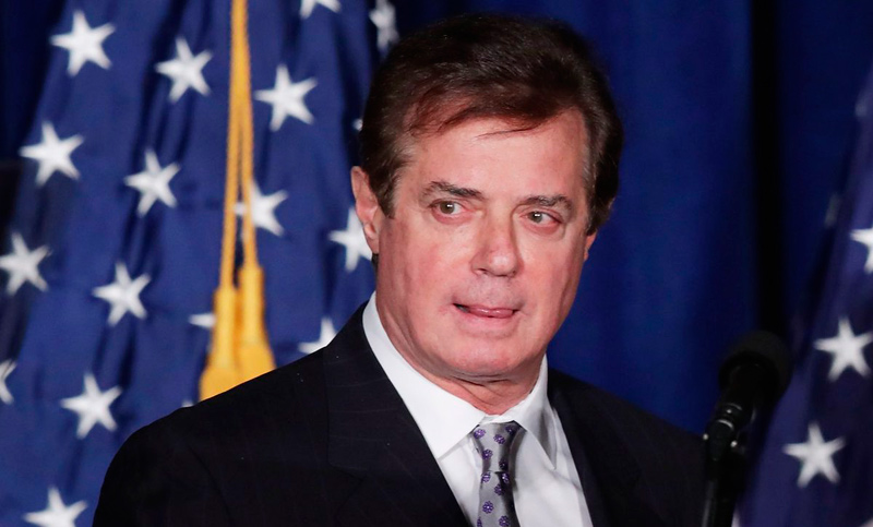 Se entregó al FBI el ex jefe de camapaña de Trump por el Rusiagate