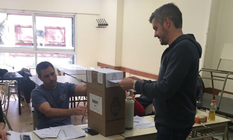 Marcos Peña votó y se refirió al caso Maldonado: “Estamos cerca de la verdad”