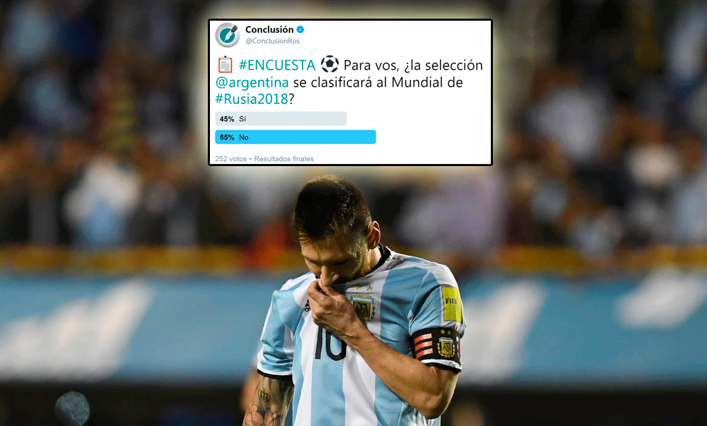 Bronca y desilusión: para los hinchas argentinos, la selección no irá a Rusia