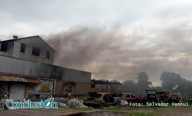 Un nuevo incendio en los galpones de Monticas