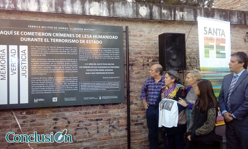 Señalizaron nuevo sitio de Memoria que funcionaba como ex Centro Clandestino de Detención