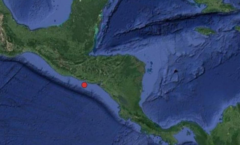 Temblores remecen costa de El Salvador en el Pacífico