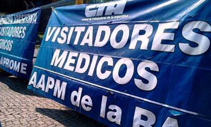 Los visitadores médicos exigieron paritarias sin condicionamientos