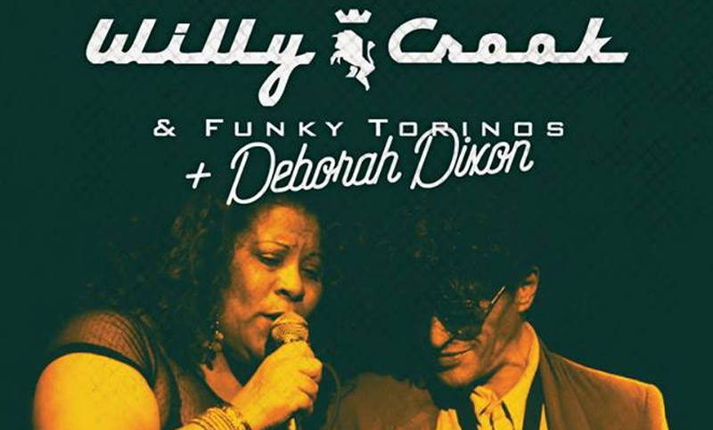 Willy Crook vuelve junto a Deborah Dixon en una imperdible noche de soul y funk