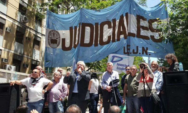 Los judiciales anunciaron un paro con movilización contra las medidas de Macri