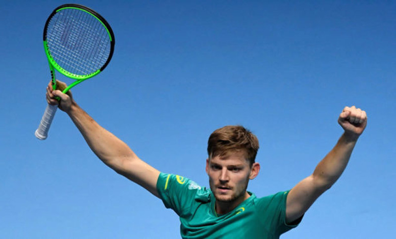Goffin pasó de ronda y jugará con Federer en las semis del Masters