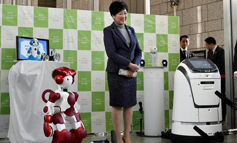 Los robots debutaron en Tokio con mira a los Juegos Olímpicos