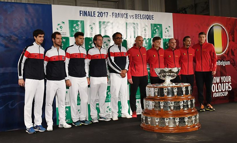Francia y Bélgica definirán la Copa Davis 2017